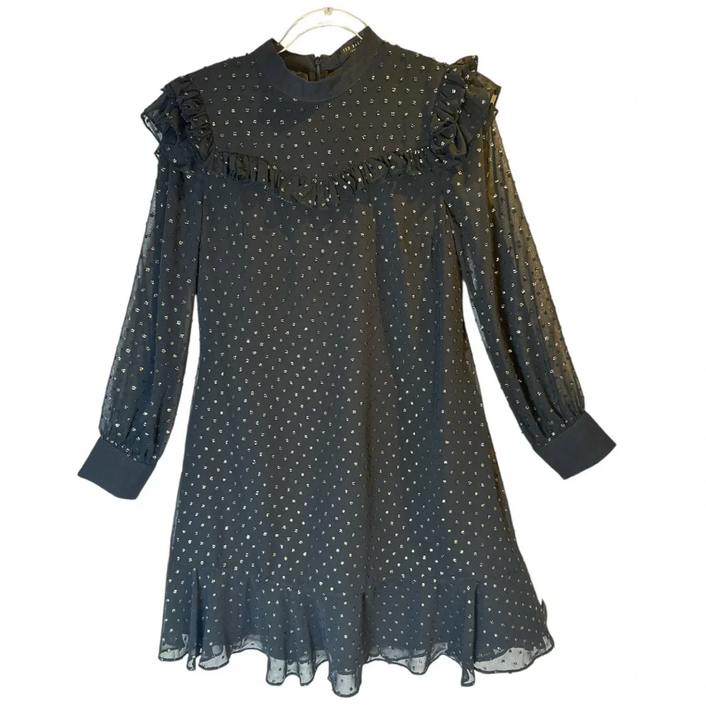 Ted Baker Rebekah Joyous Ruffled Dress EUC - Picture 6 of 14